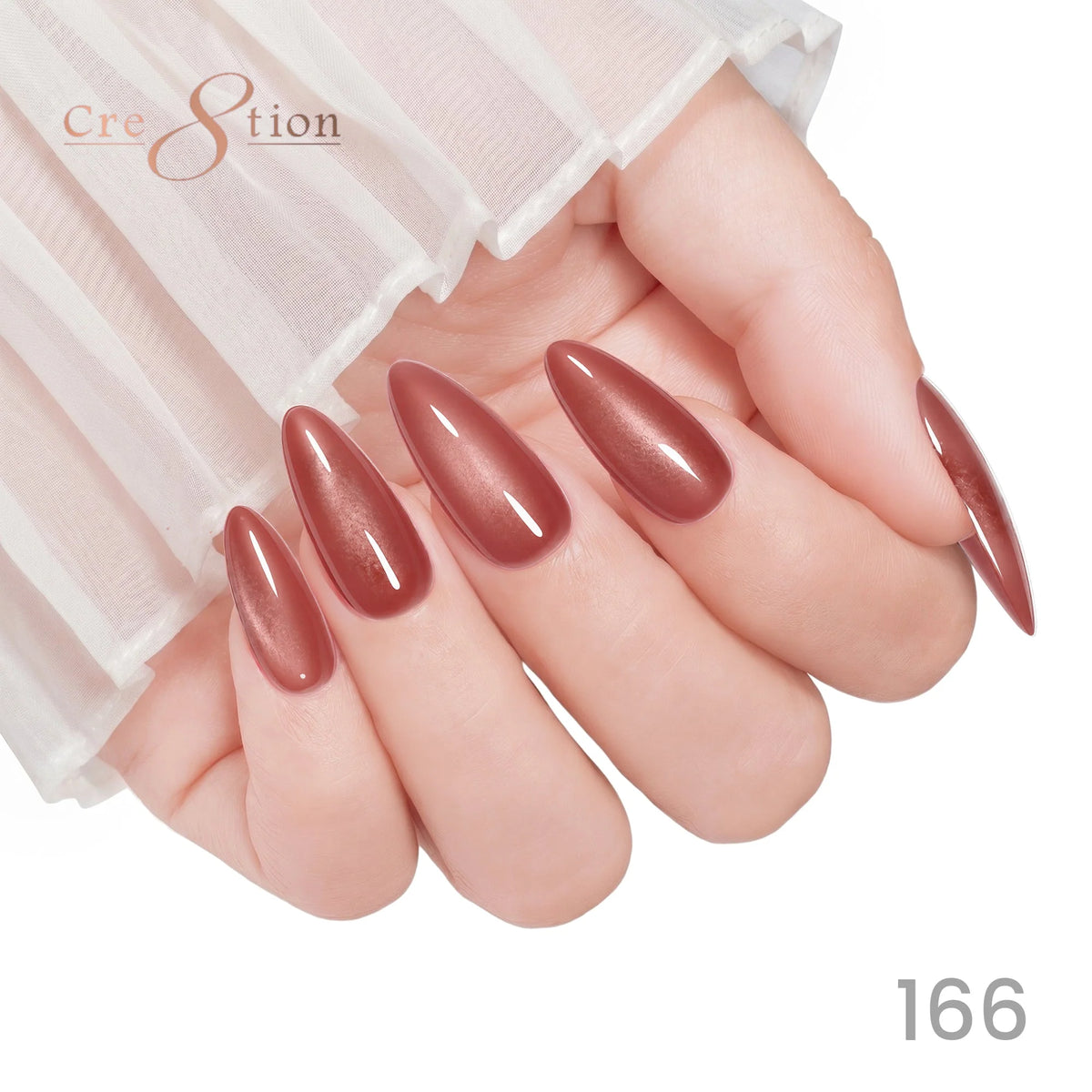 Cre8tion (HEMA/TPO-Free) Cat Eye Gel Polish - Autumn #166