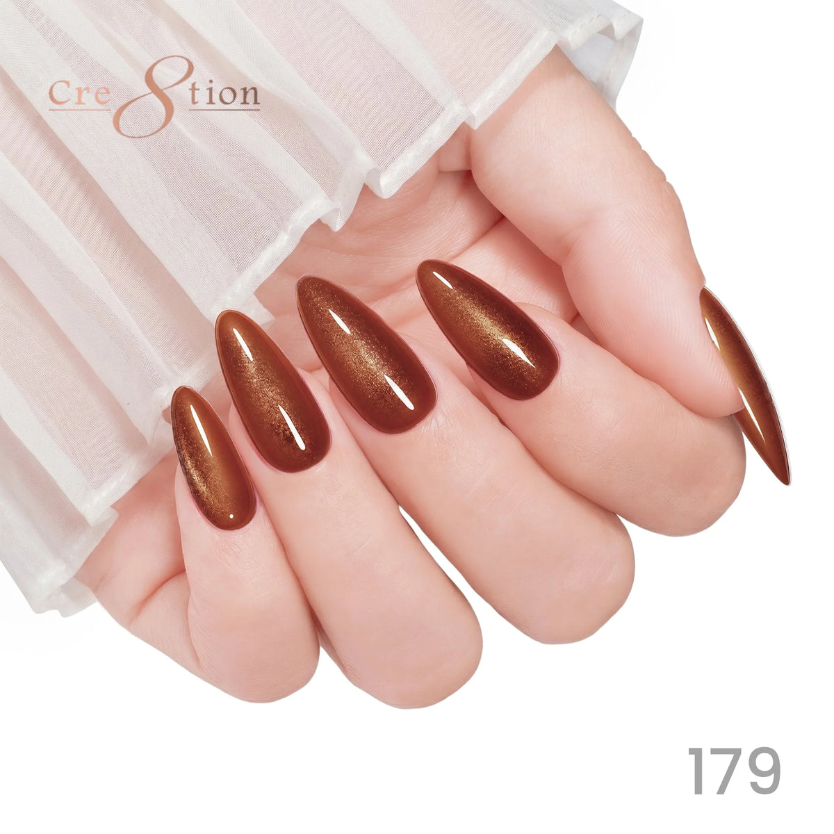Cre8tion (HEMA/TPO-Free) Cat Eye Gel Polish - Autumn #179