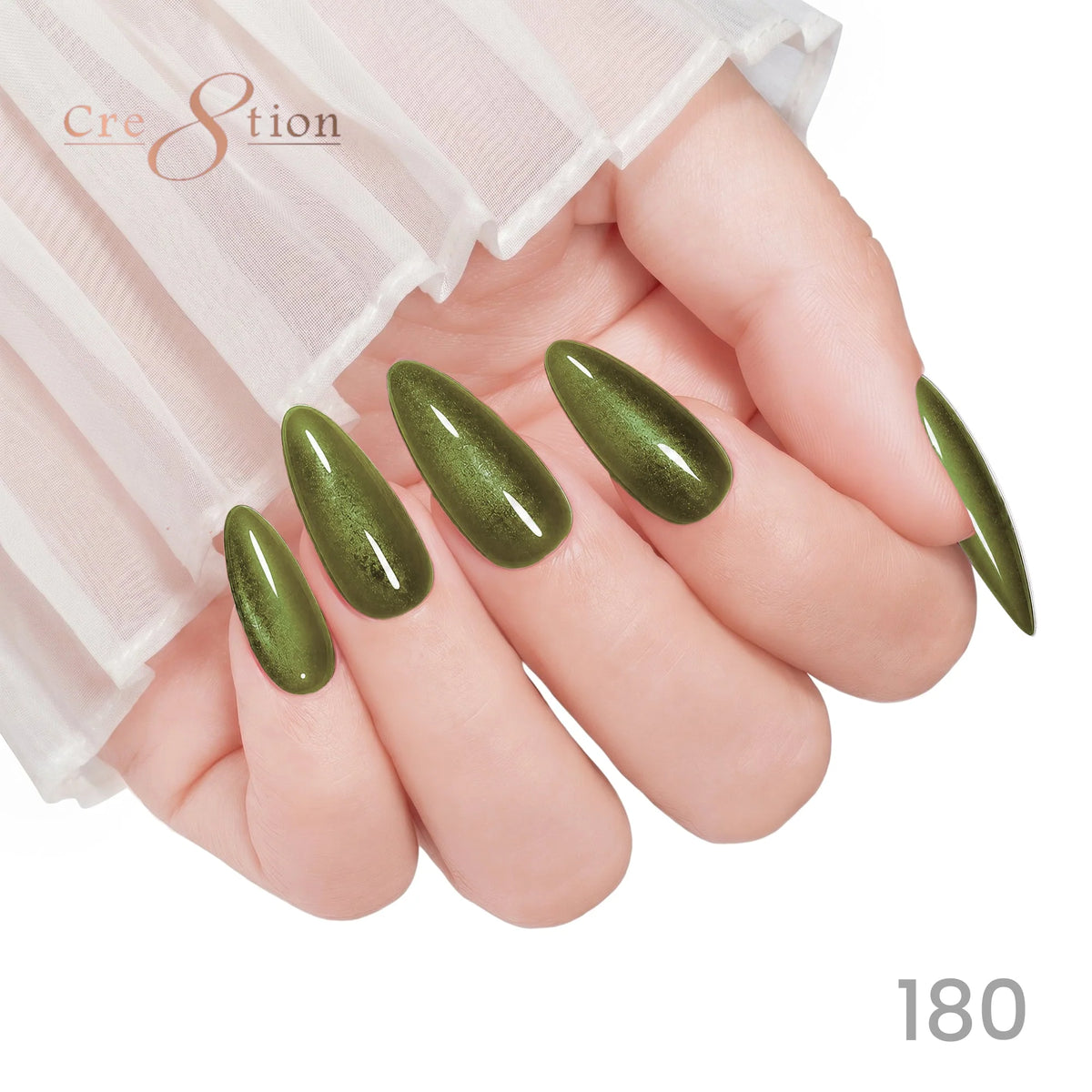 Cre8tion (HEMA/TPO-Free) Cat Eye Gel Polish - Autumn #180