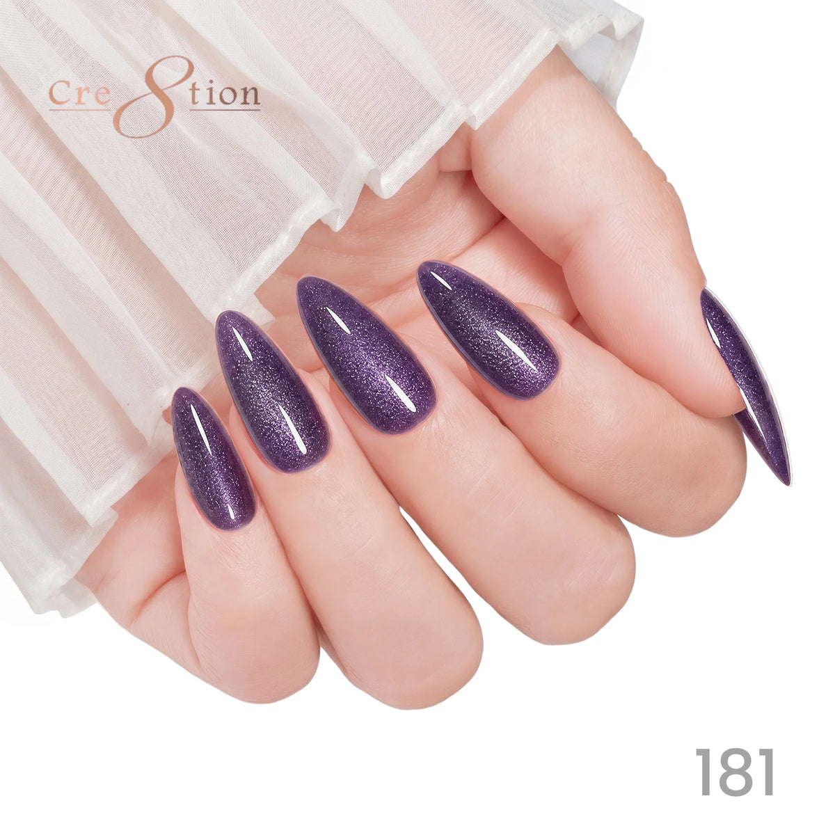 Cre8tion (HEMA/TPO-Free) Cat Eye Gel Polish - Autumn #181