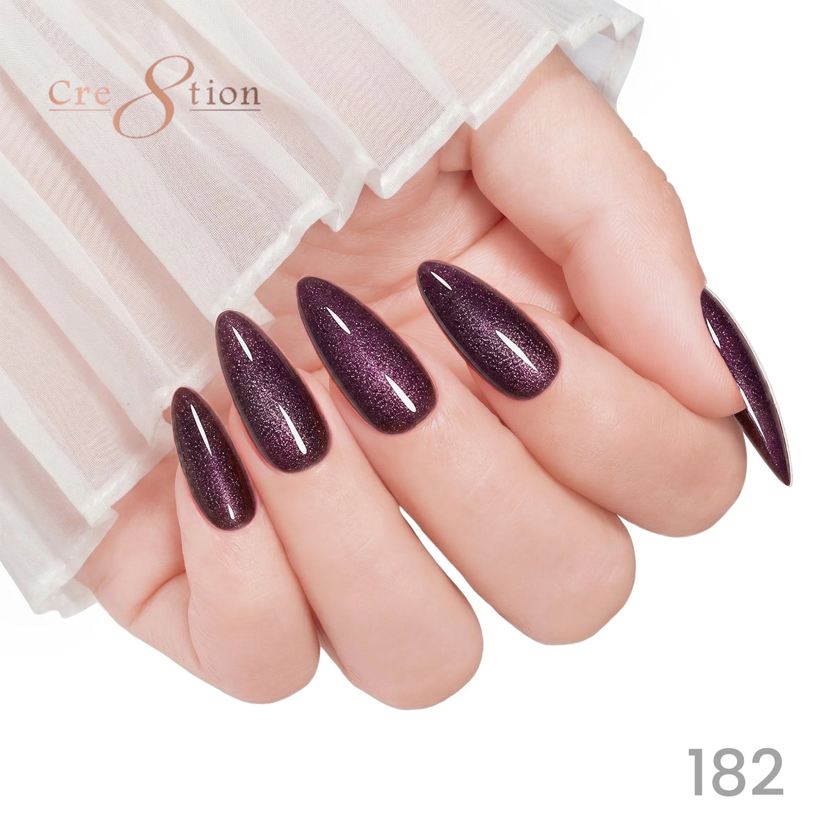 Cre8tion (HEMA/TPO-Free) Cat Eye Gel Polish - Autumn #182