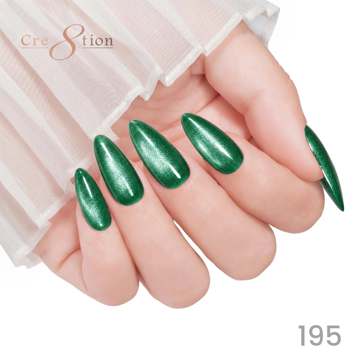 Cre8tion (HEMA/TPO-Free) Cat Eye Gel Polish - Winter #195