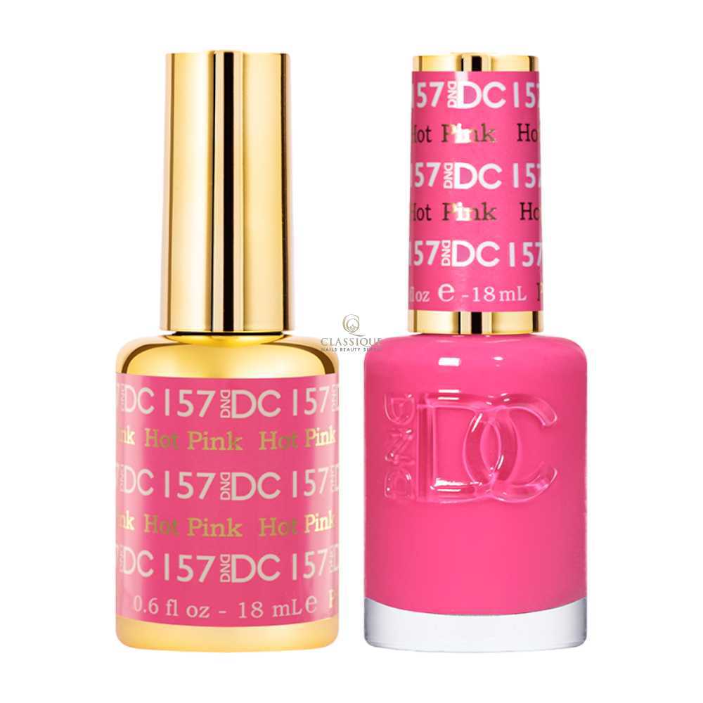 DND DC Gel & Lacquer Duo - Hot Pink #157
