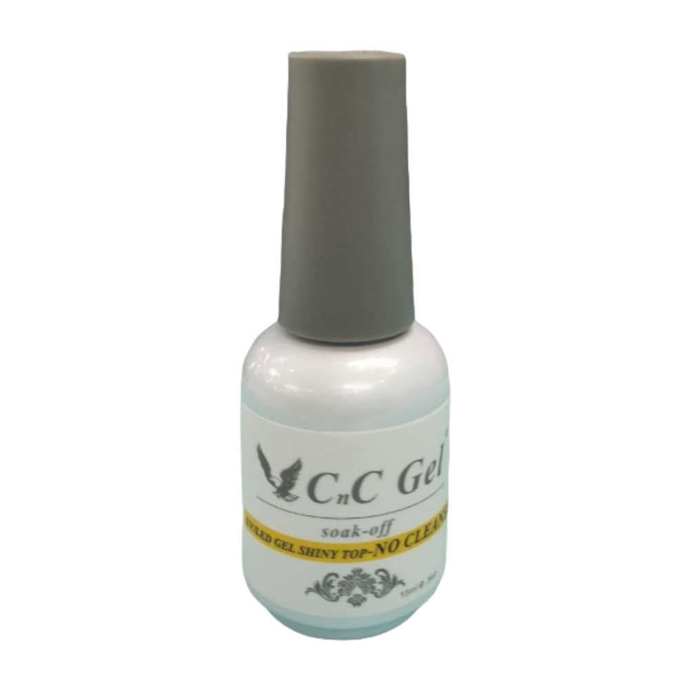 CnC LED/UV Gel Top Coat - No Wipe 0.5oz