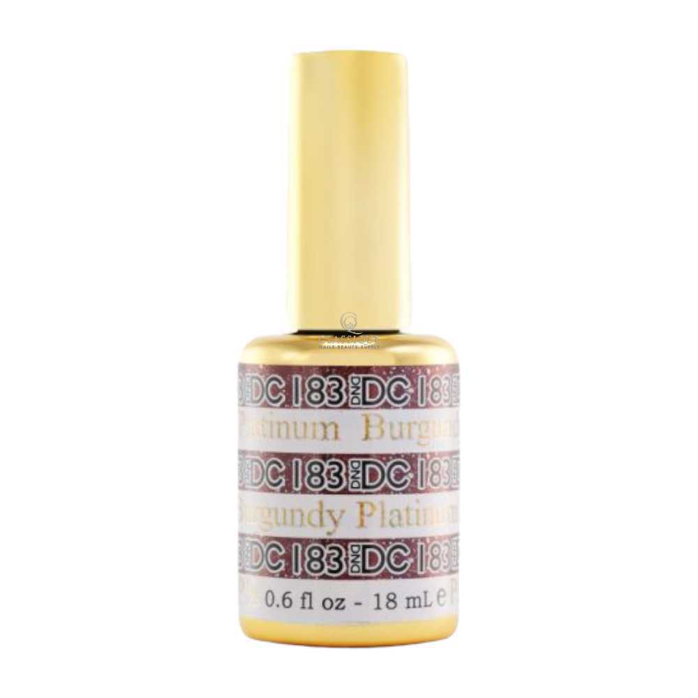 DND DC Platinum Gel Polish - Burgundy #183