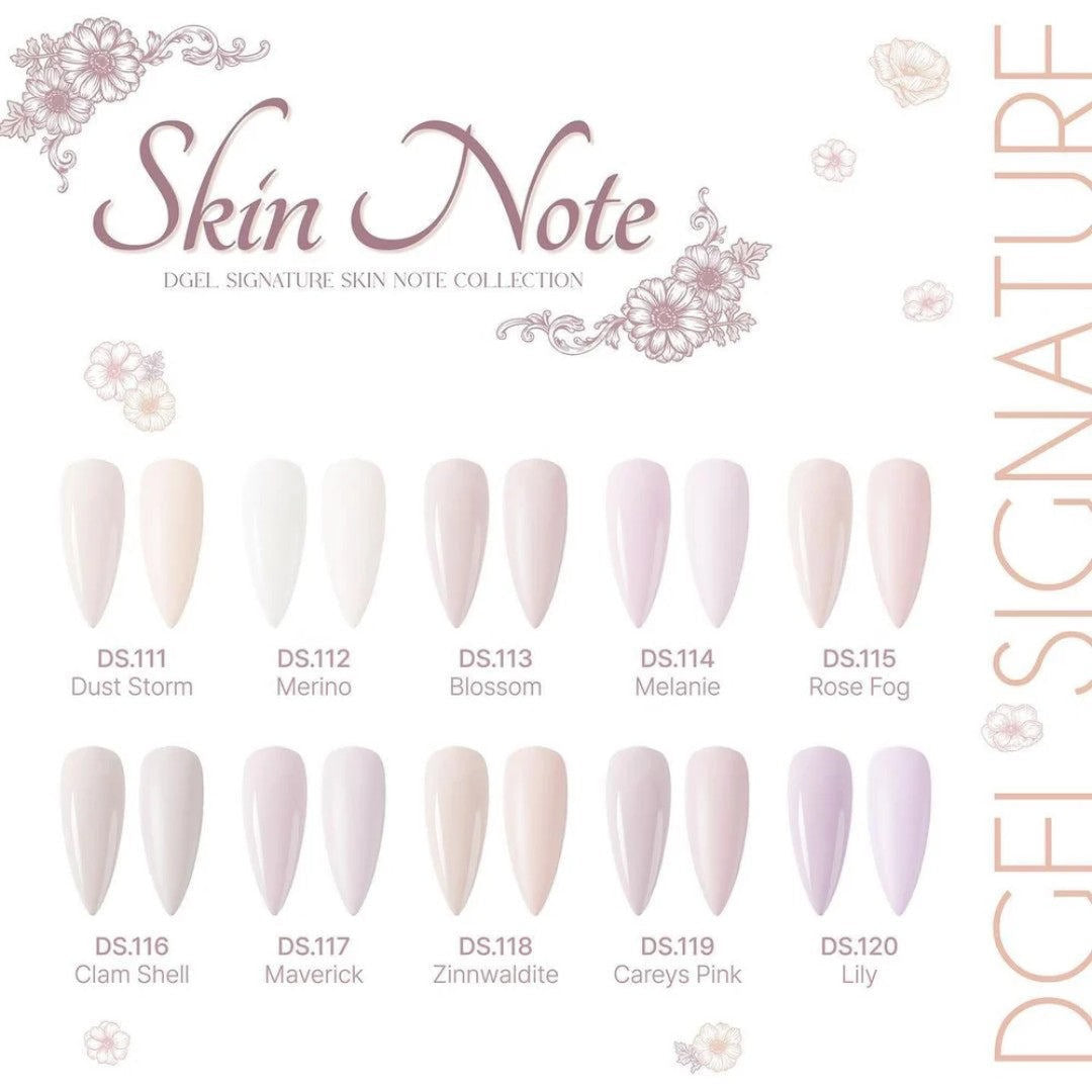 DGEL Signature Gel Polish #DS111-120 Skin Note Collection