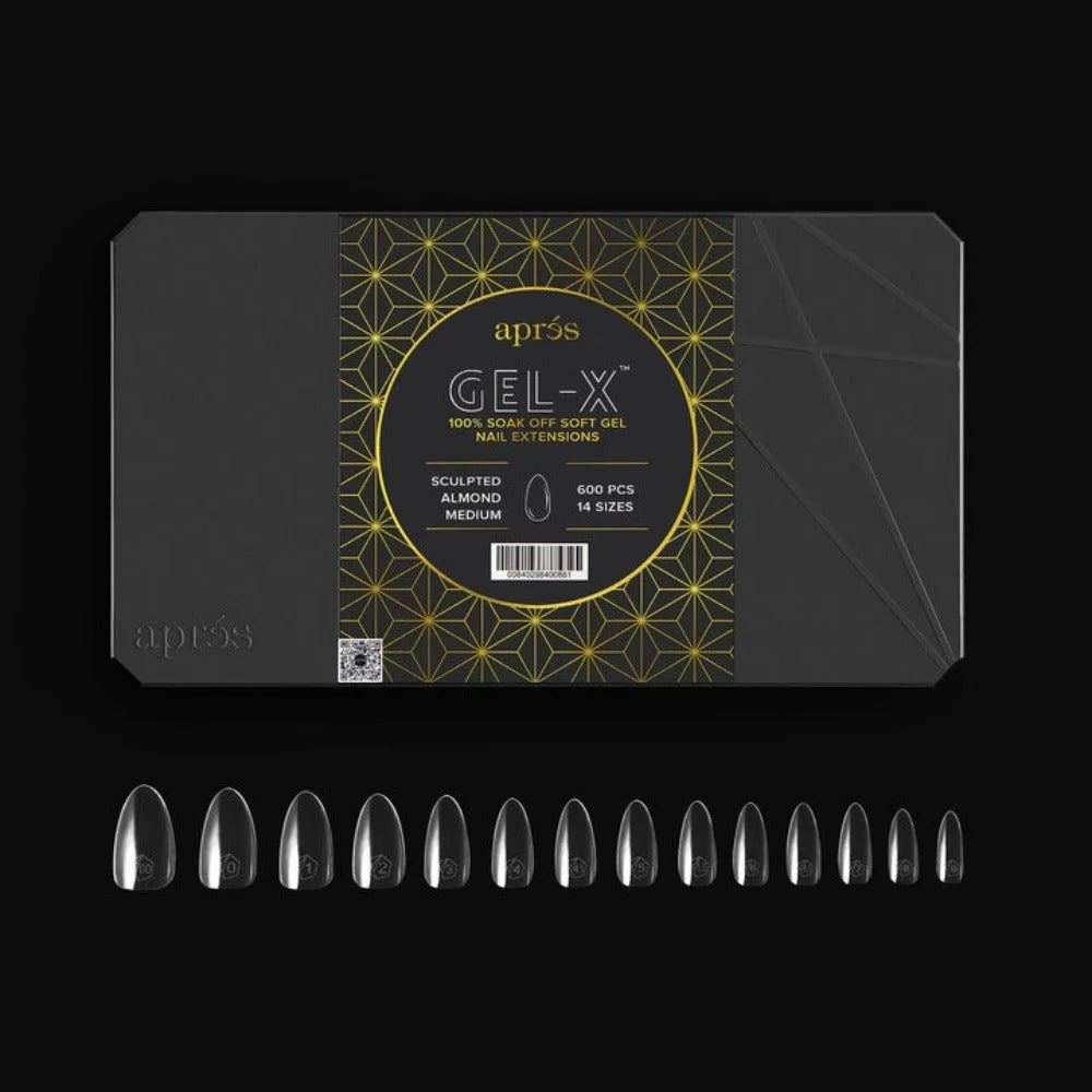 apres Gel-X Nail Tips Box 2.0 - Sculpted and Natural Almond in
