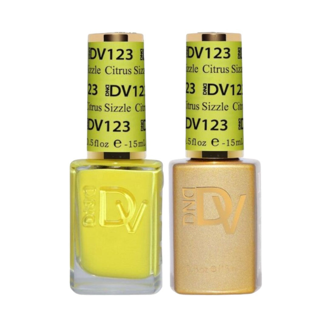 DND Diva Gel & Lacquer Duo - Citrus Sizzle #123