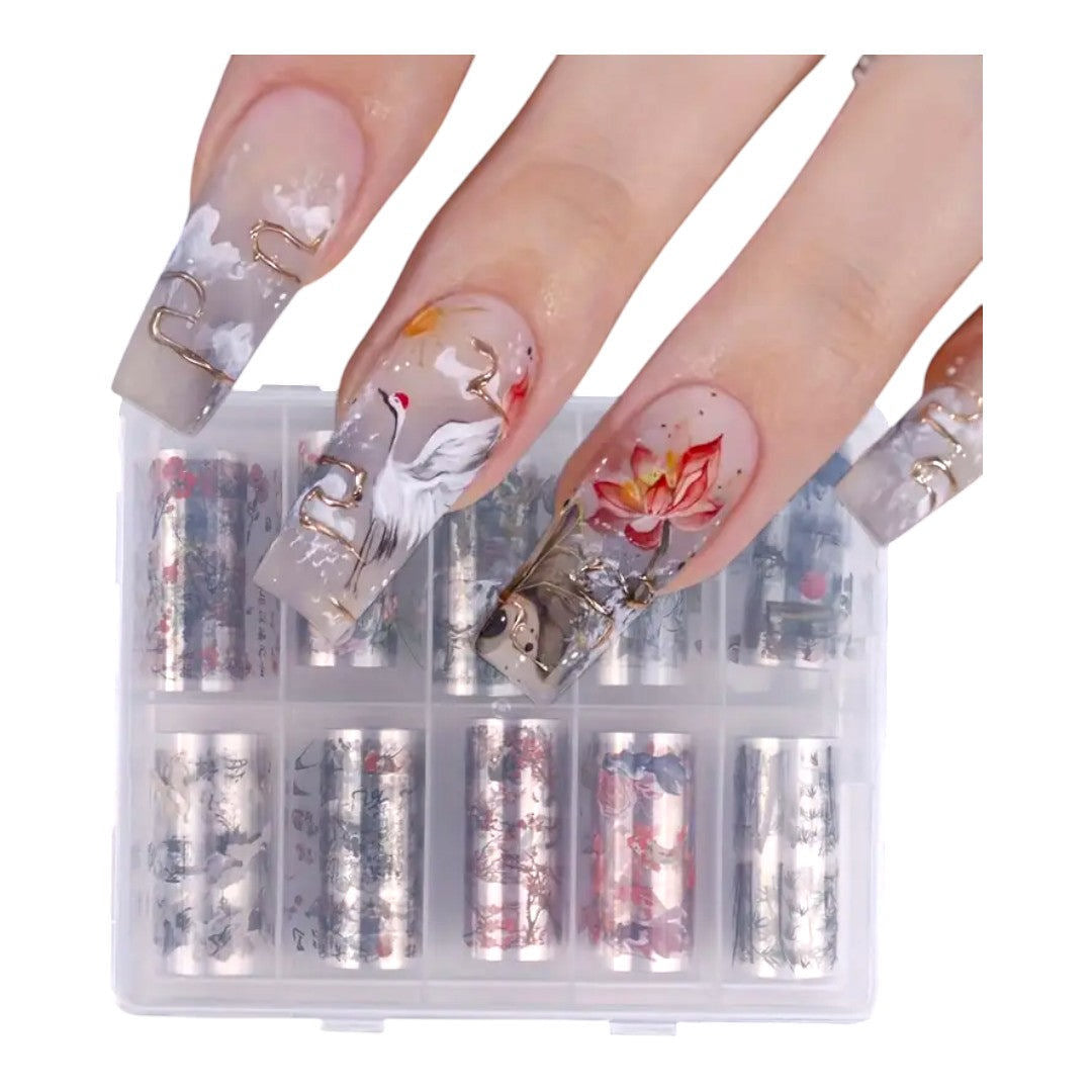 CNBS Nail Art Transfer Foil - Oriental Charm
