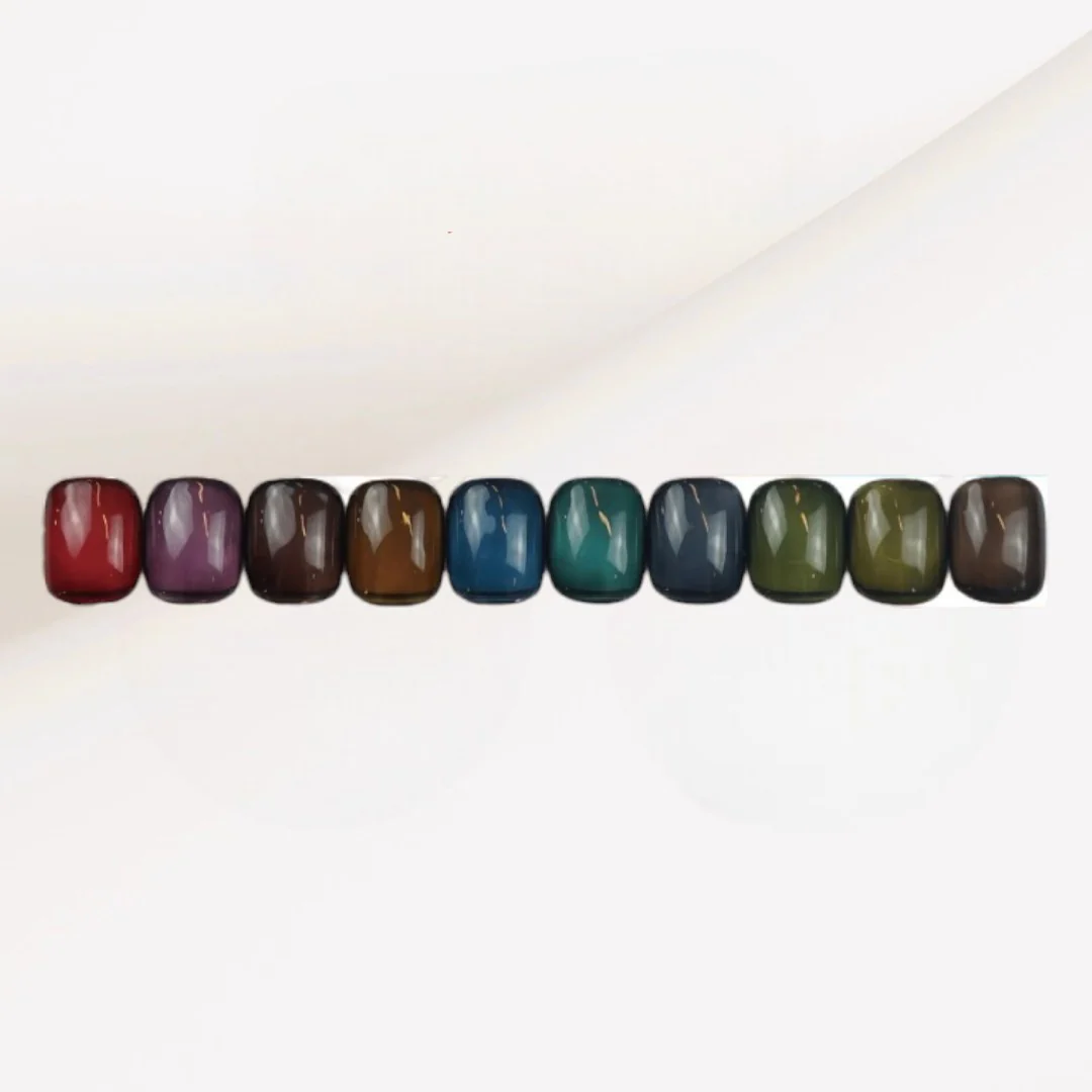 Enoi Syrup Gel Polish - Set 3 #SY41-50 (10Pcs)