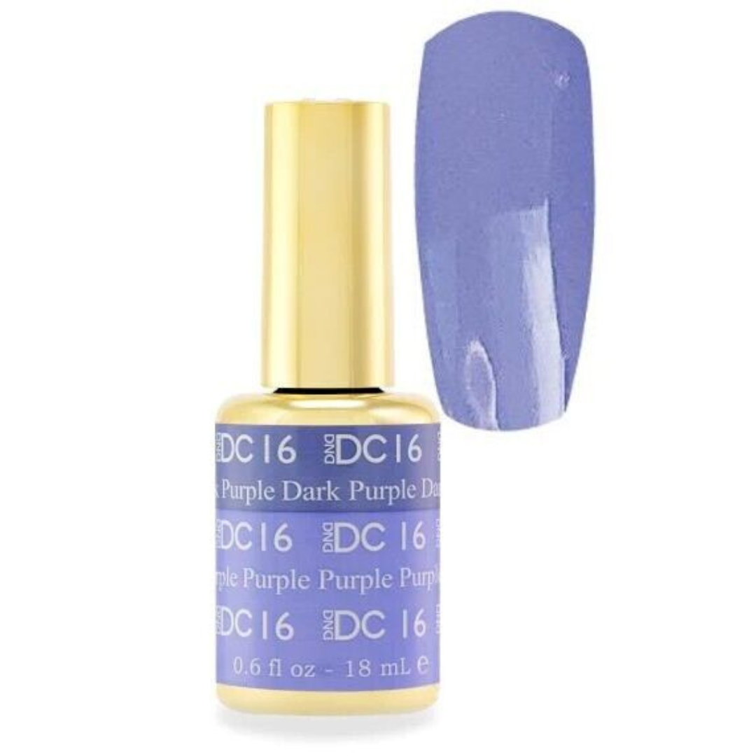 DND DC Mood Change Gel Polish - Dark Purple To Purple #16