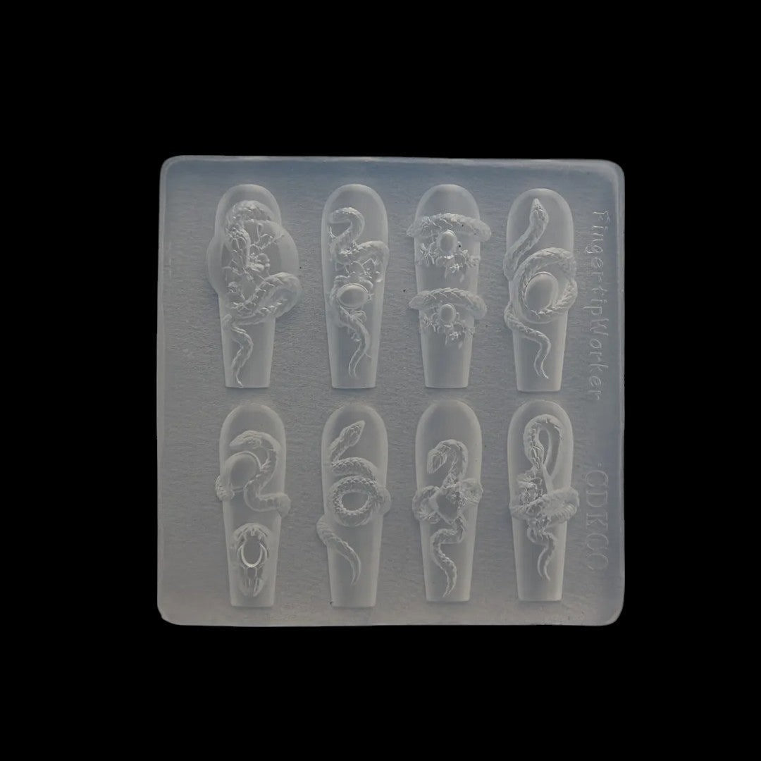 CNBS 3D Silicone Mould – Mixed Snake Designs