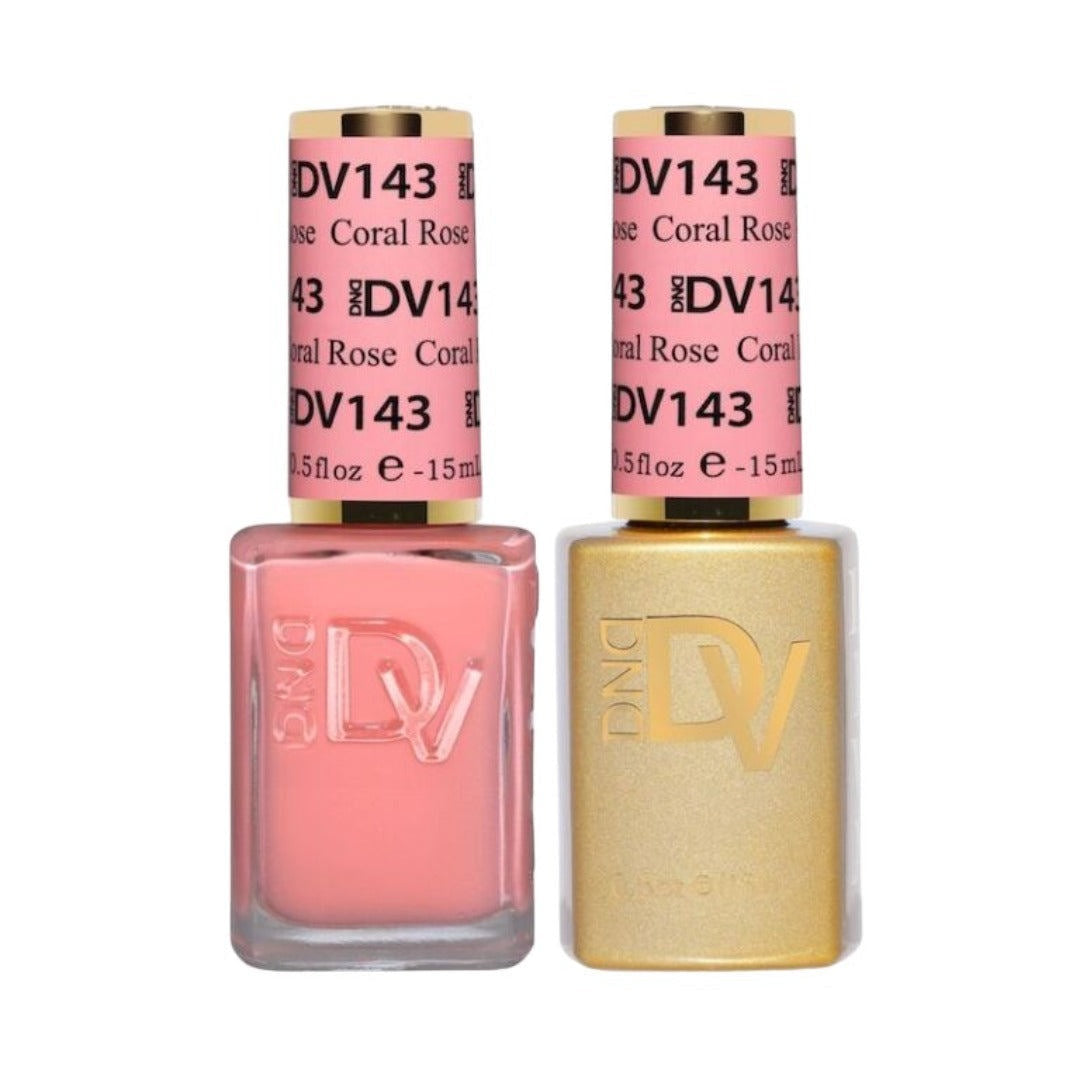 DND Diva Gel & Lacquer Duo - Coral Rose #143
