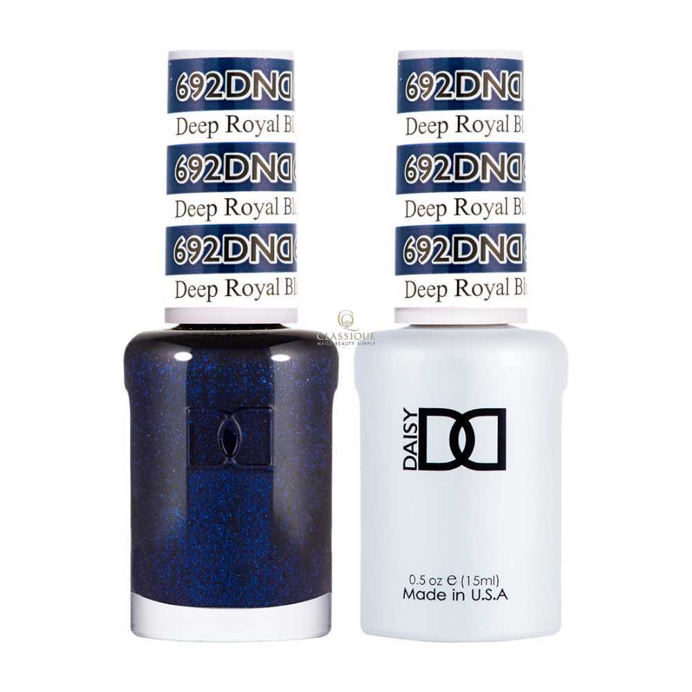 DND Gel & Lacquer Duo - Deep Royal Blue #692