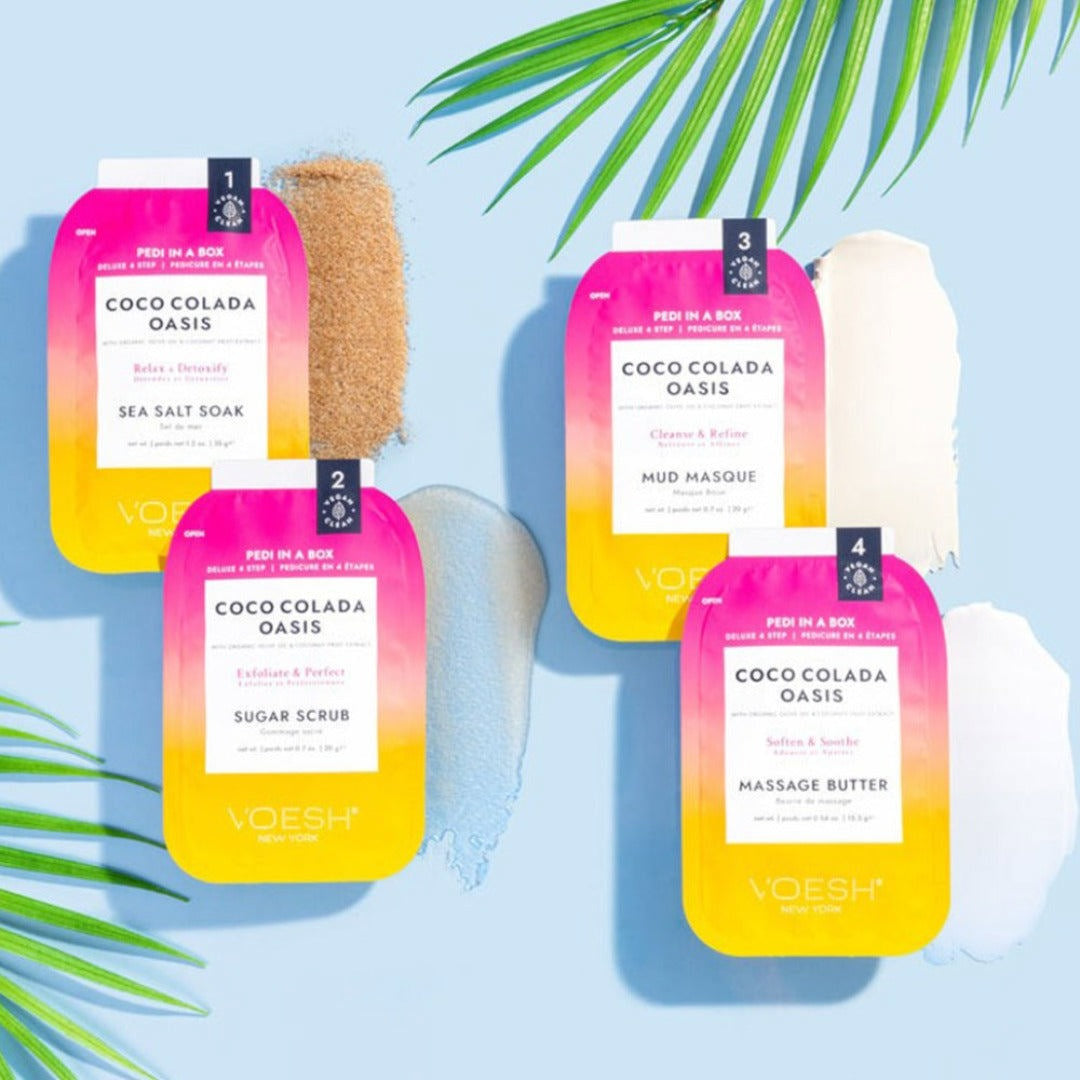Voesh 4In1 Pedi In A Box - Coco Colada Oasis #VPC208COL