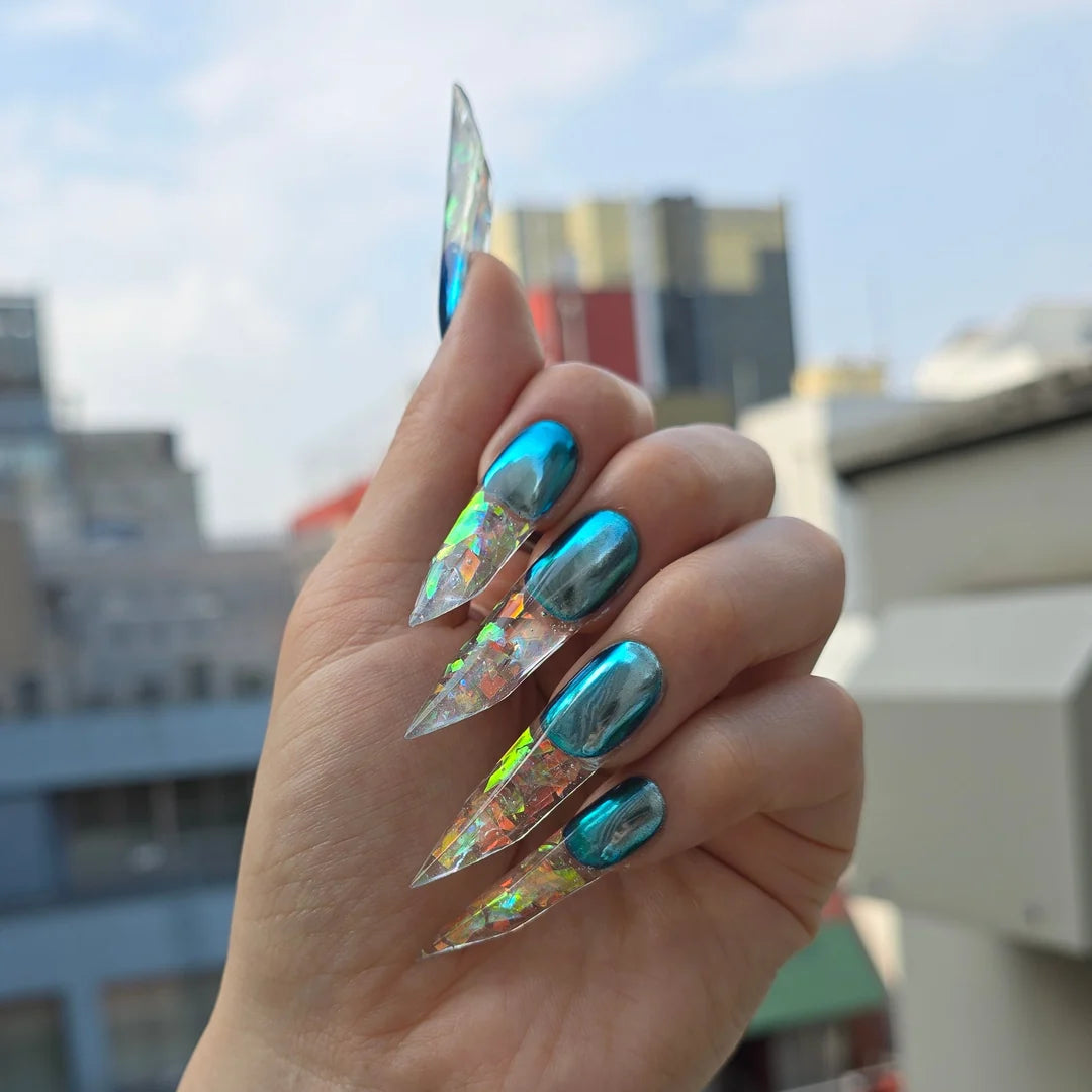 Kokoist Crazy Gelip Nail Tips Box - Crystal Cluster (240pcs)