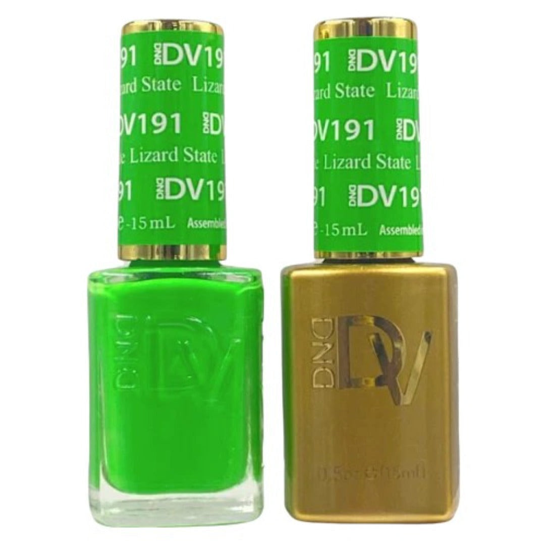 DND Diva Gel & Lacquer Duo - Lizard State #191