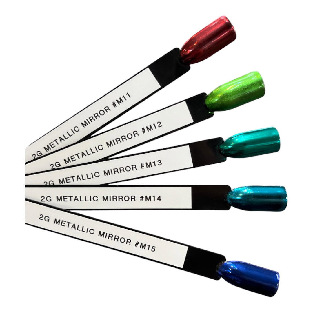 2Guys Mirror Metallic Chrome Collection 15pcs