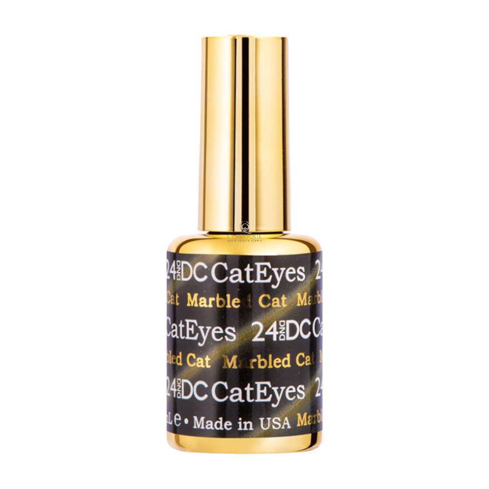 DND DC Cat Eye Gel Polish - Marbled Cat #24