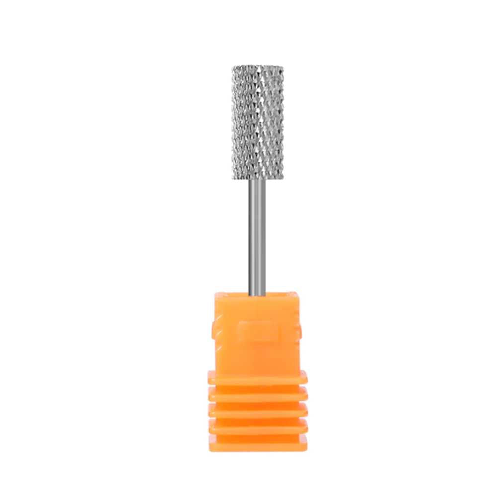 SP Nail Drill Bits - Large Barrel Carbide HM Medium Grit 3/32 Silver