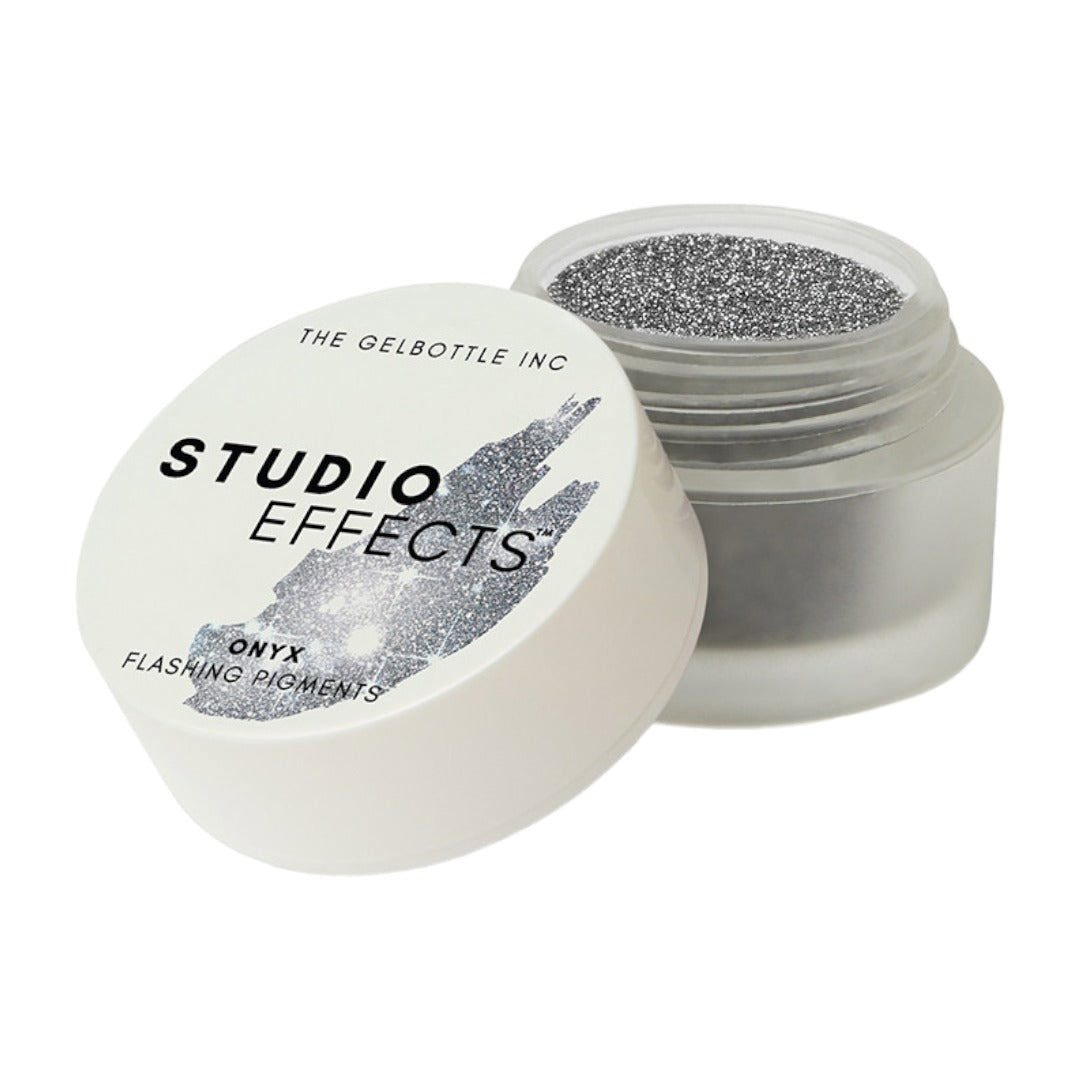 The Gelbottle Studio Effects Flashing Pigment - Onyx #3233