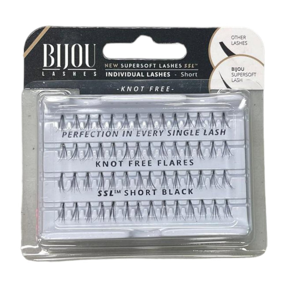 Bijou Lashes - Knot-Free Flares SSL Short Black