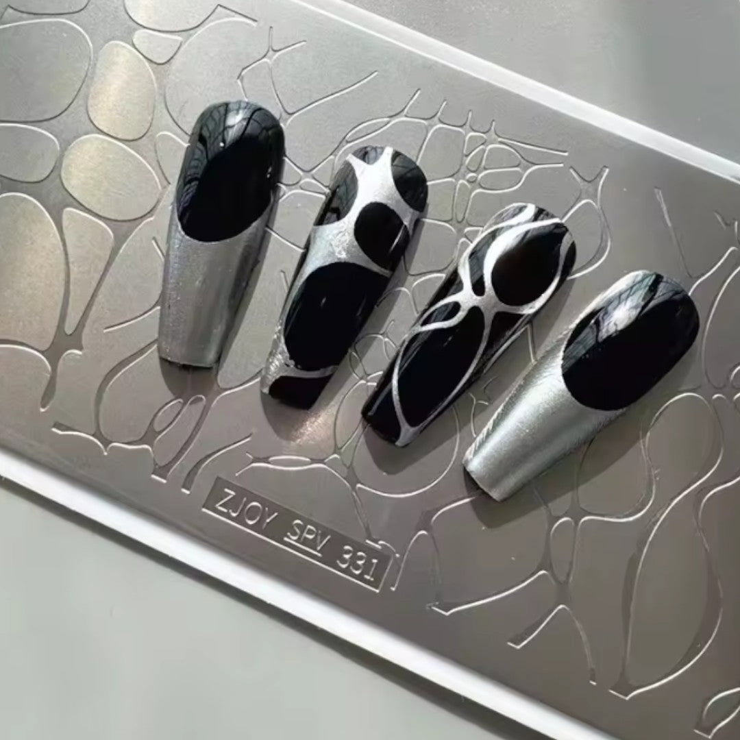 CNBS Nail Stamping Plates - Wave Patterns #SPV-331