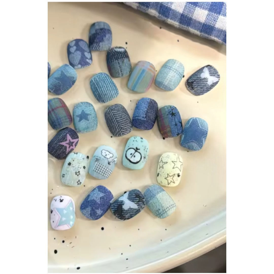 CNBS Transfer Foil - Blue Nail Art Designs