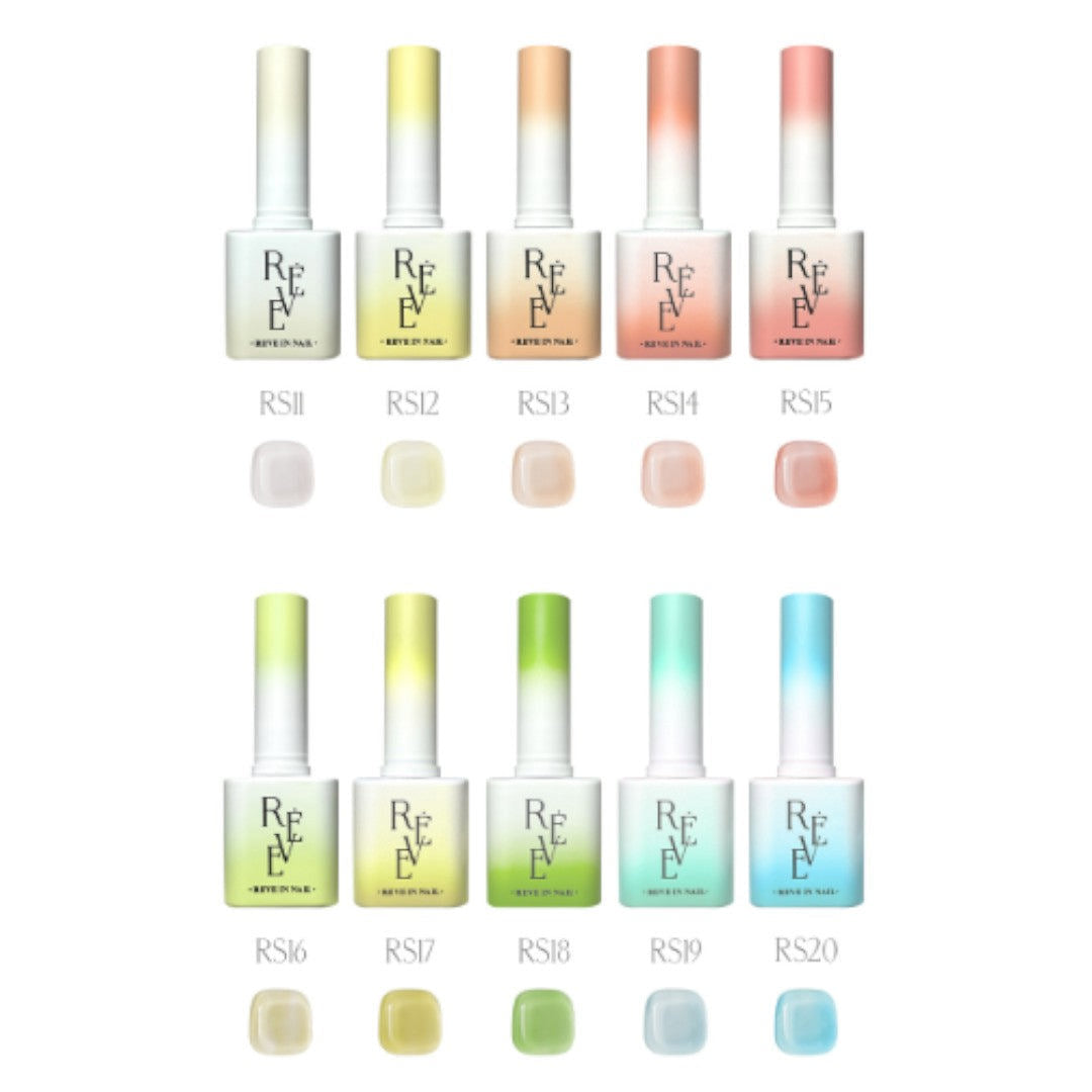 Reve In Nail Syrup Gel Polish - Reve Is A Feeling Collection #RS01-40 (40pcs) + Display