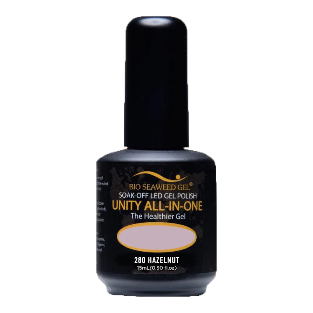 bio seaweed gel canada, soak off gel nail polish, bio seaweed gel polish, non toxic nail polish canada, Bio Seaweed Gel 280 Hazelnut