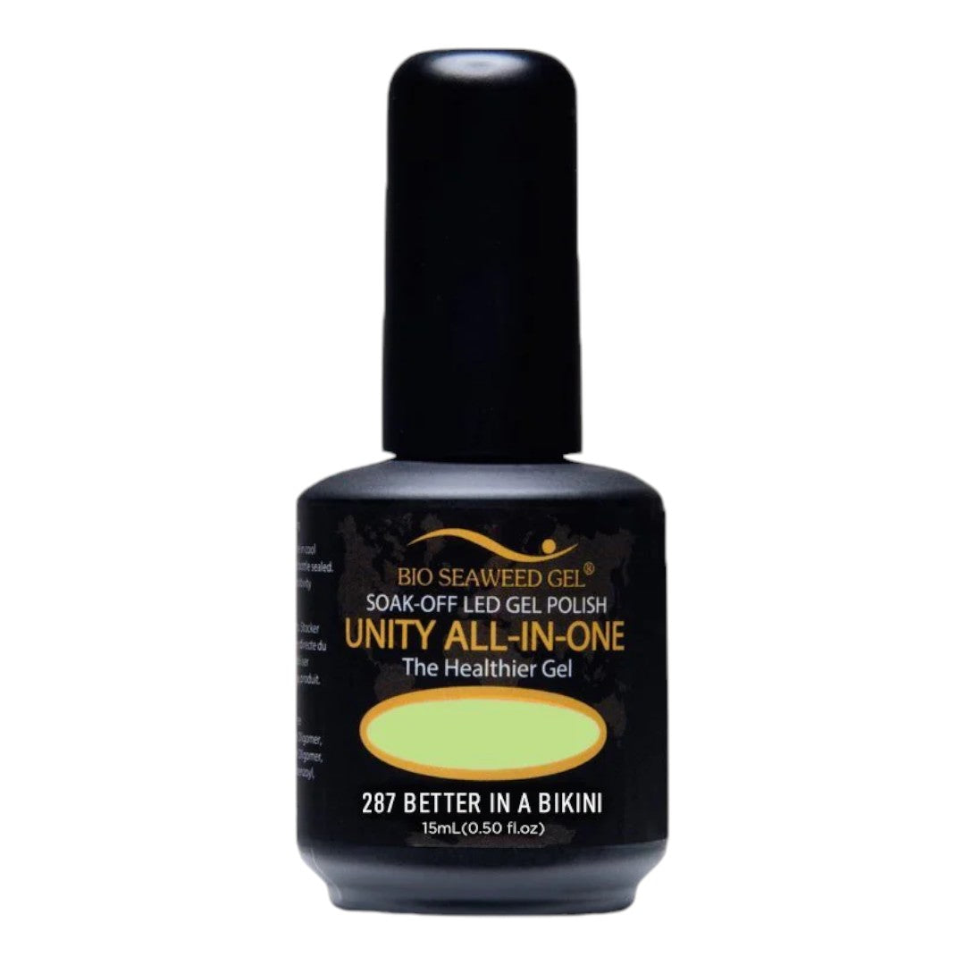 bio seaweed gel canada, soak off gel nail polish, bio seaweed gel polish, non toxic nail polish canada, Bio Seaweed Gel 287 Better In A Bikini