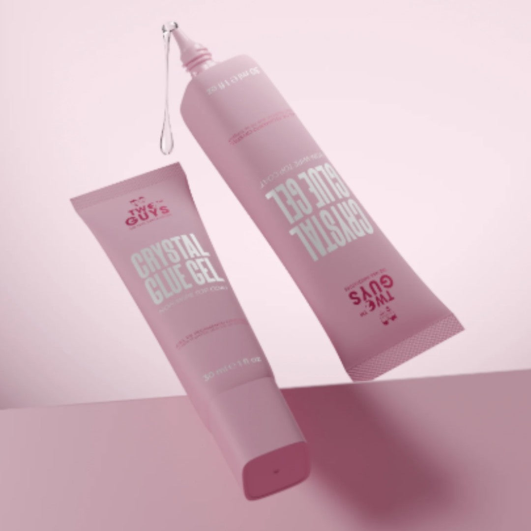 2Guys Crystal Glue Gel Tube - Non-wipe Top Coat 30mL