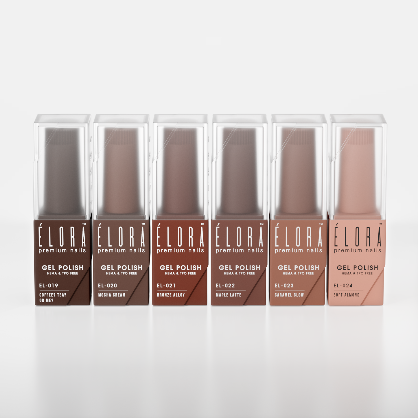 2Guys ELORA Gel Polish (HEMA, TPO, TMPTA-Free) - Almere Collection (6pcs) #EL019-024