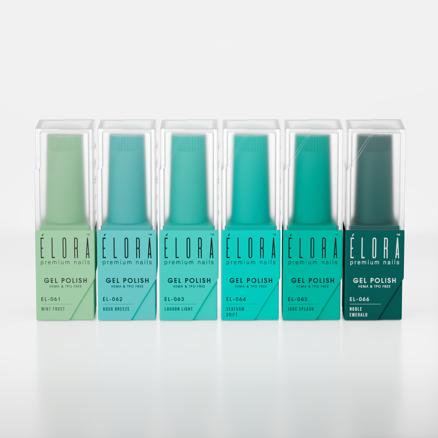 2Guys ELORA Gel Polish (HEMA, TPO, TMPTA-Free) - Emeris Collection (6pcs) #EL061-066