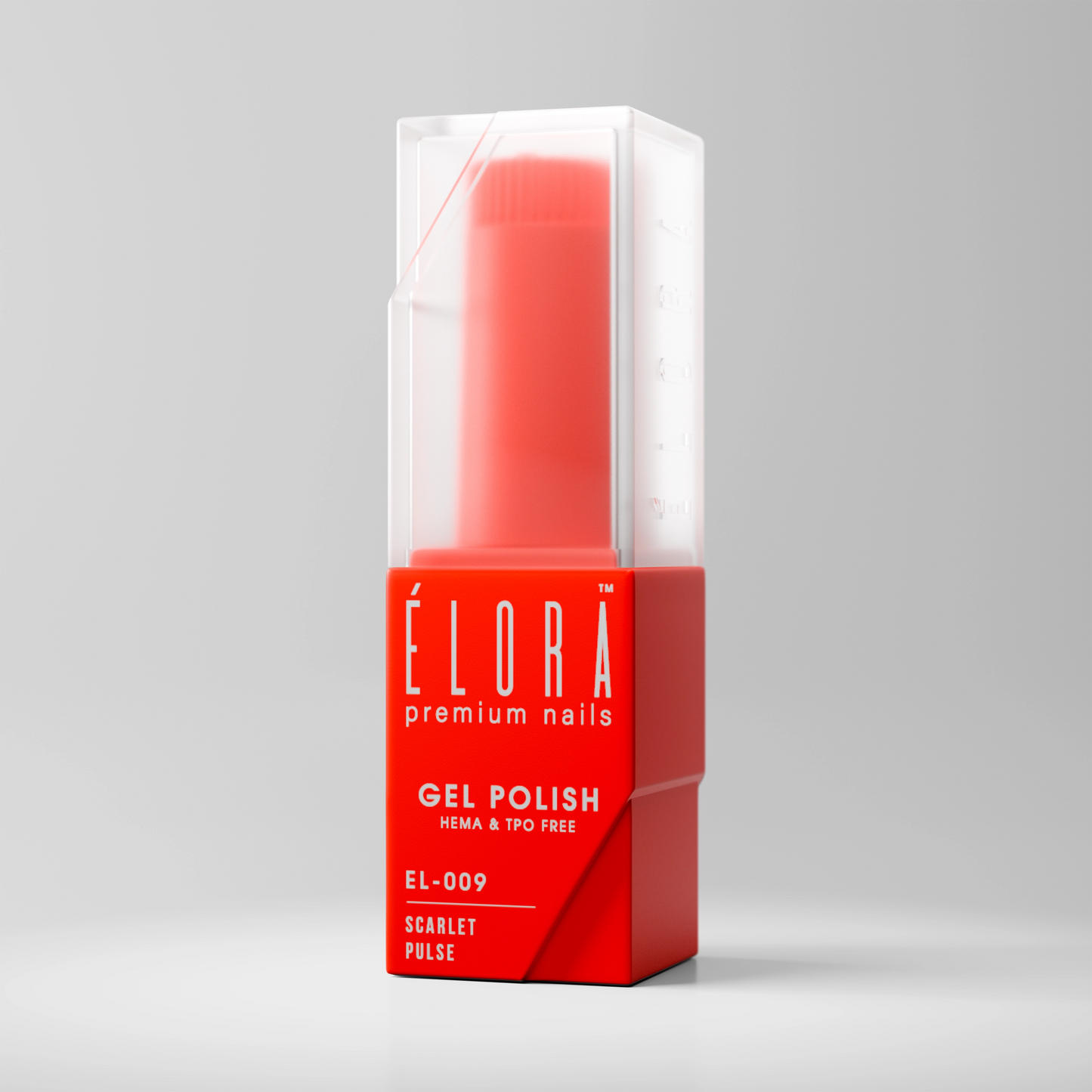 2Guys ELORA Gel Polish (HEMA, TPO, TMPTA-Free) - Scarlet Pulse #EL009