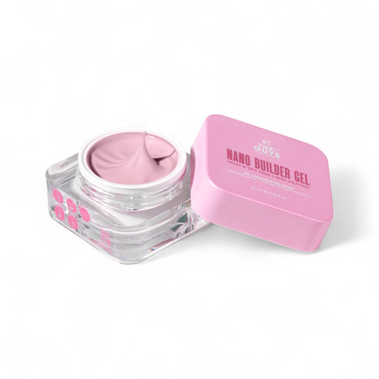 2Guys Nano Builder Gel Barely Bloom 15ml NB07, gel nail extension, shape gel nails
