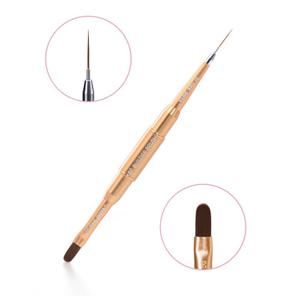 2Guys Dual Brush - Round & Liner