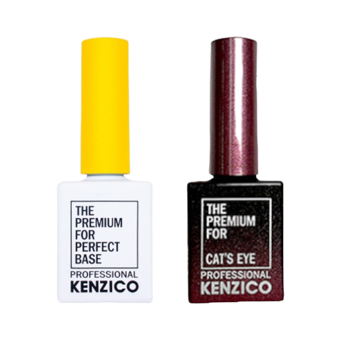 Kenzico Magic Cat Eye Gel Polish Duo, nail varnish base coat and gel nail color brands