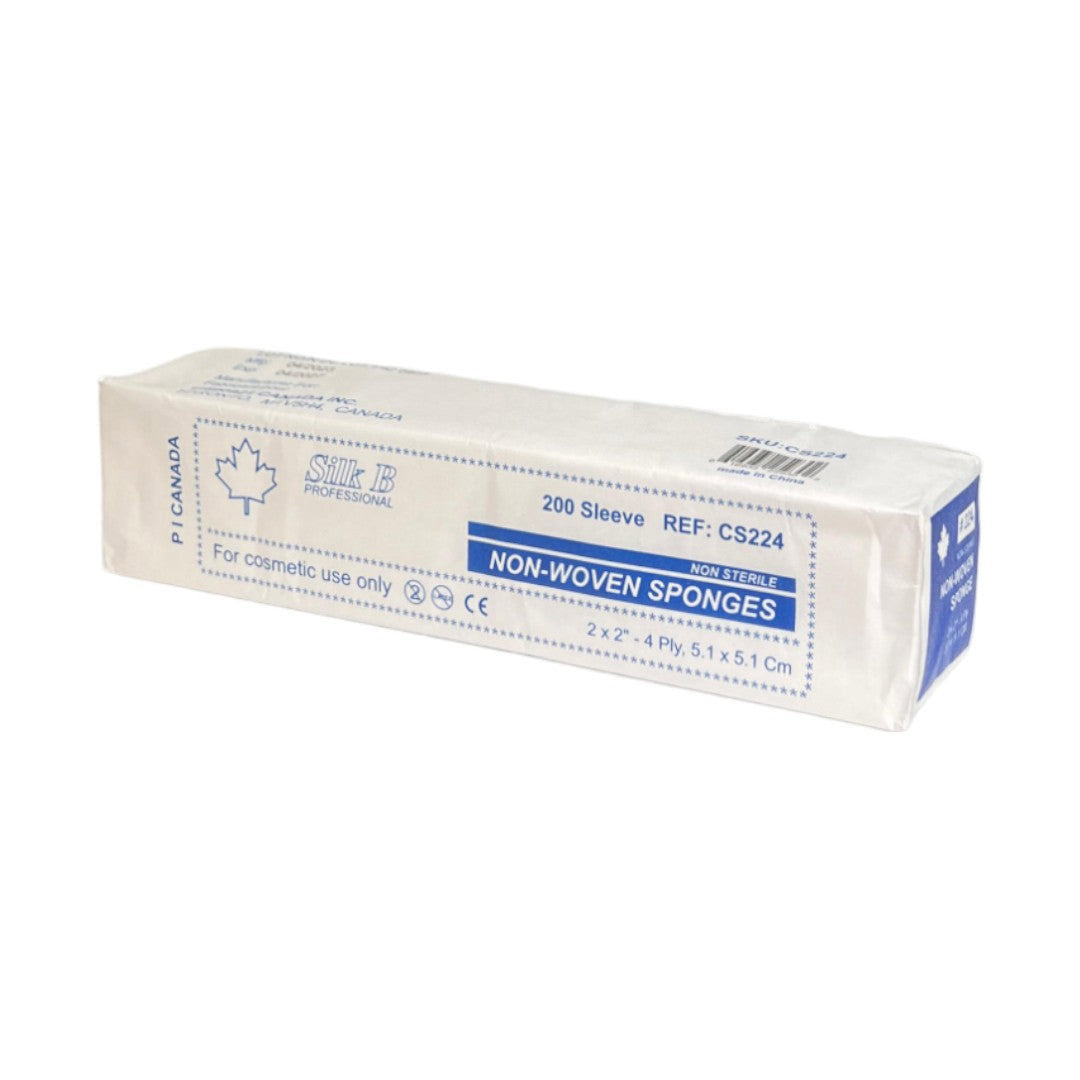 PI Cotton Gauze Sponges 2x2 - 4ply (Pack of 200)
