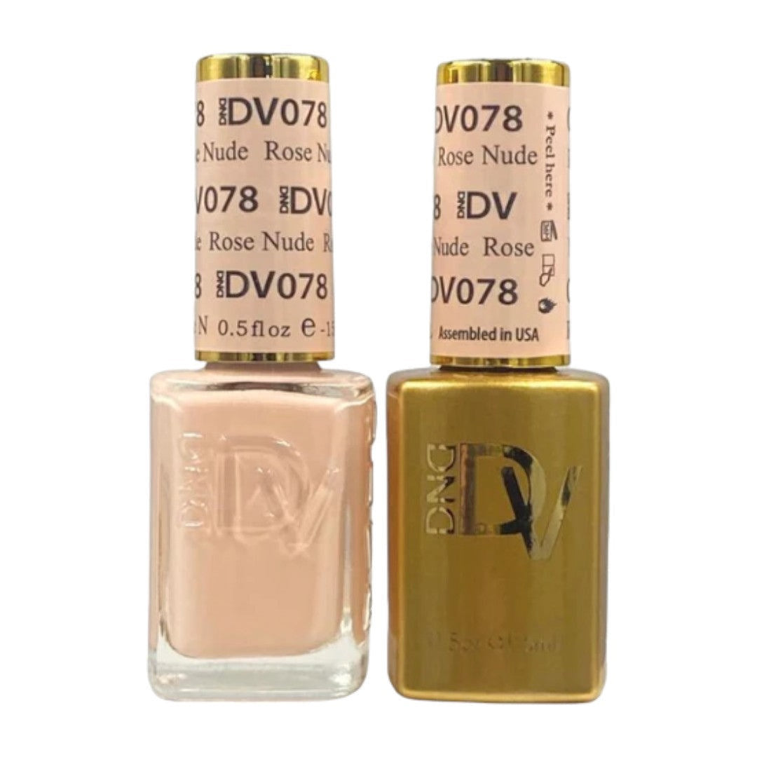 DND Diva Gel & Lacquer Duo - Rose Nude #078