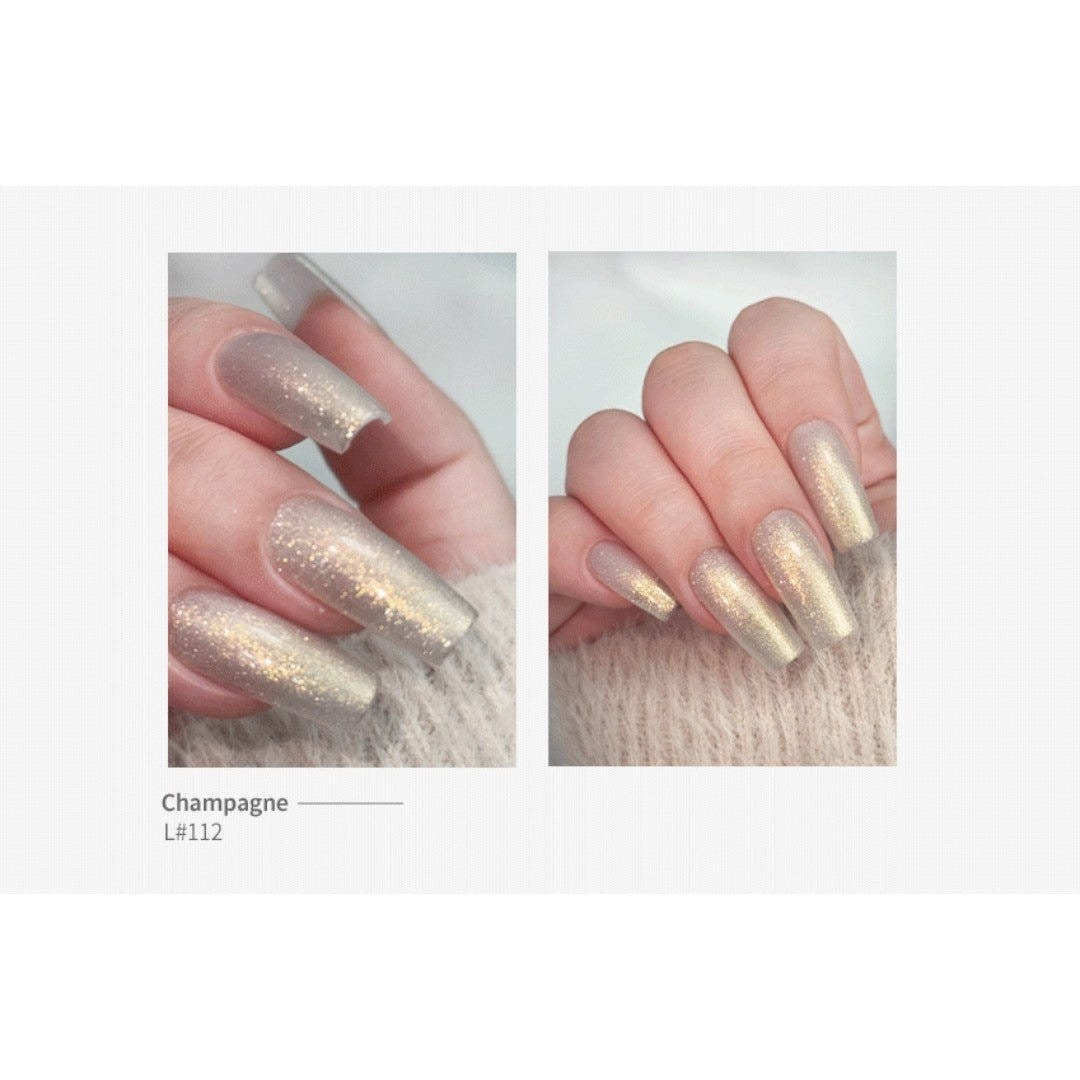 Liuhwa Glitter Gel Polish (HEMA-Free) - Champagne Collection #L111-116 (6Pcs)