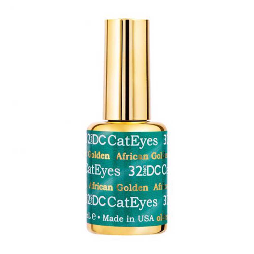 DND DC Cat Eye Gel Polish - African Golden #32