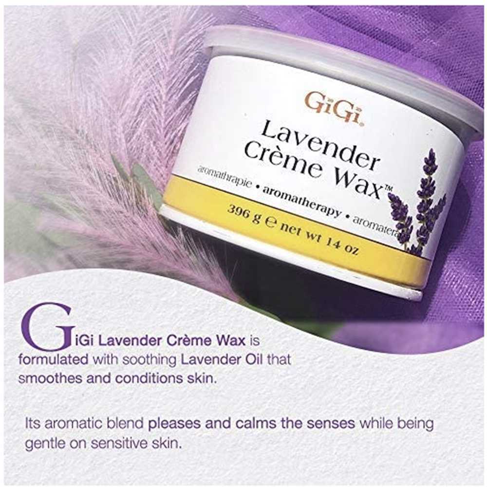 Gigi Soft Wax - Lavender Creme 14Oz #0870