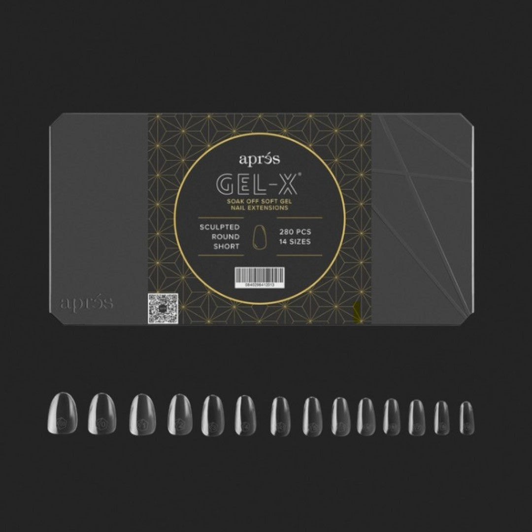 Apres Gel-X Mini Tips Box 2.0 - Sculpted Round (280Pcs)