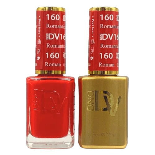 DND Diva Gel & Lacquer Duo - Diva Red #160