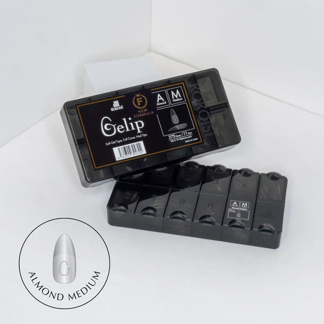 Kokoist Gelip Nail Tips Box - Almond Medium (275pcs)