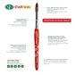 Startool Acrylic Brush - Firestorm Kolinsky Red Handle #18