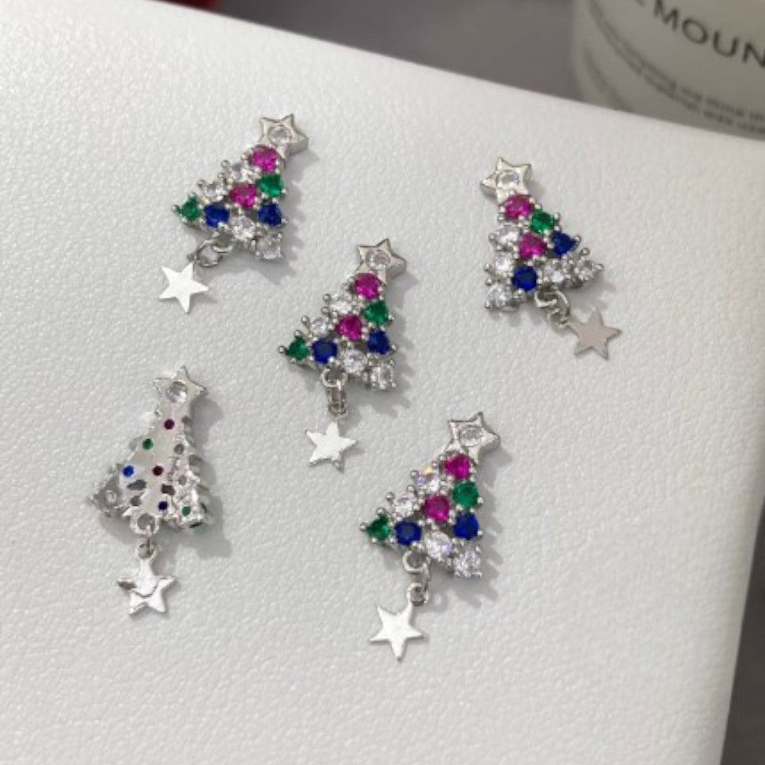 CNBS Nail Charms - Christmas Tree (5pcs)