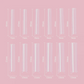 soft gel nail tips, Nail Tips for Square Shapes