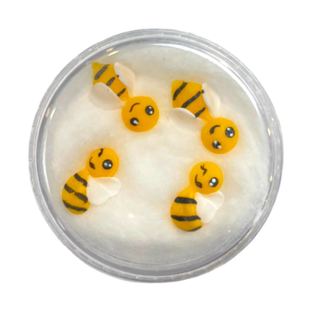 CNBS Nail Charms - 3D Handmade Bees 4pcs
